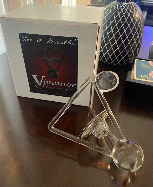 New in Box! As seen on Shark Tank The Vinamor wine aerator in Kitchen & Dining Wares in Oshawa / Durham Region - Image 2