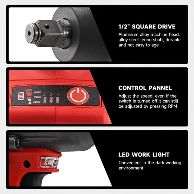 M-WALK 1300N.m High Torque 1/2 Inch Impact Wrench in Power Tools in Mississauga / Peel Region - Image 8
