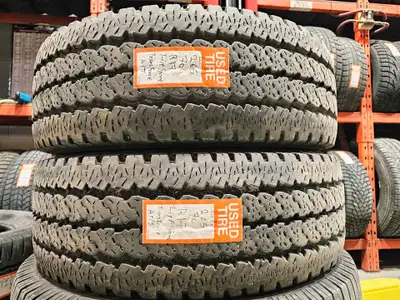 A pair of good used LT 265/70R17 Firestone Transforce AT install and balance $320 Loose purchase $12...