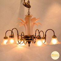 Luminaire en verre | Fleur de calla