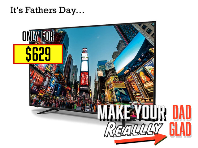 Fathers Day Sale! RCA 65” UHD LED Television in TVs in Calgary