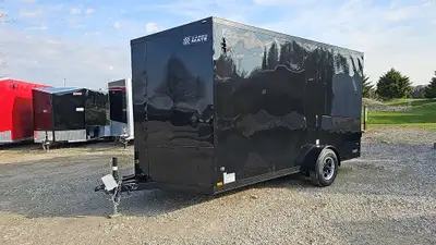 Width: 7' Length: 14' Height: 84in. GVWR: 2304KG/5080LBS Axle Type: Single Frame: Steel Tire Size: 1...