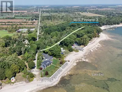 Treed, vacant lot with water views! A rare opportunity to build your dream home in a quiet, treed la...