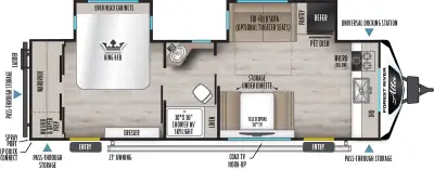 East to West - ALTA Travel Trailers and Toy Haulers Series ALTA is our premier laminated travel trai...