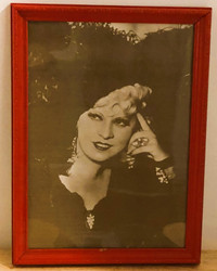 Framed Mae West 1930’s Stage/Screen Actress