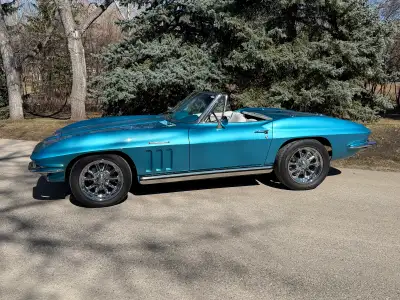 This stunning 1965 Corvette Convertible is in lovely overall condition with some tasteful upgrades t...