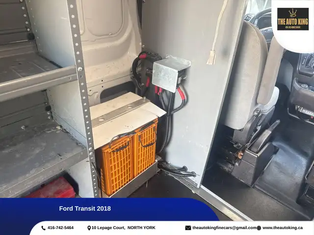 2018 Ford Transit ROOF RACK **** POWER OUTLET **** REAR SHELVES in Cars & Trucks in City of Toronto - Image 14