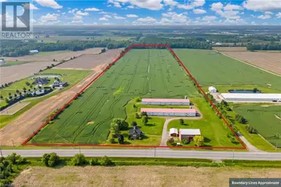 Welcome to this 52 acre farm right in the heart of Niagara, located just minutes to Beamsville and e...