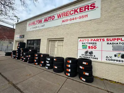 Hamilton Auto Wreckers 83 cannon street East 905-544-5511 We sell New Tires and Wheels at wholesale...