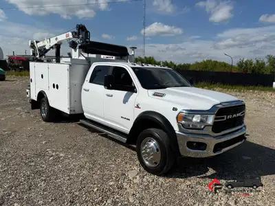 Countryside Fleet 2019 Dodge Ram 5500 CrewCab 4x4 Service Truck + 6.7L Cummins Diesel + 4x4 W/ AutoM...