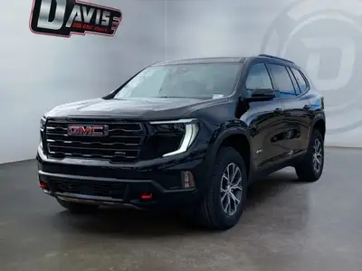 The 2026 Acadia AT4 mid-size SUV screams athletic attitude and features confident lines, eye-catchin...