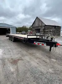102" x 25' Ironbull FTP Tri-Axle Float Trailer
