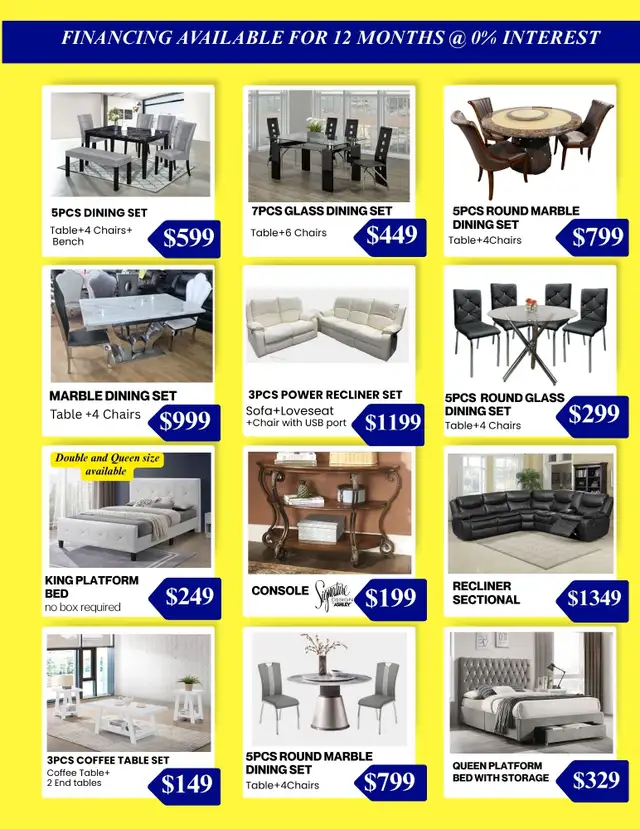 Warehouse Moving-Out Furniture Sale!!63234911763459121