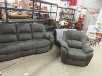 Power Reclining 88" Couch & Chair Power Recliner
