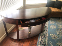 Solid wood hall/console table