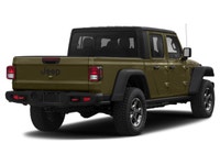 The 2021 Jeep Gladiator Rubicon 4x4 in green delivers an unrivaled driving experience with its robus... (image 1)
