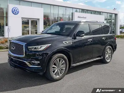 This INFINITI QX80 delivers a Premium Unleaded V-8 5.6 L/339 engine powering this Automatic transmis...