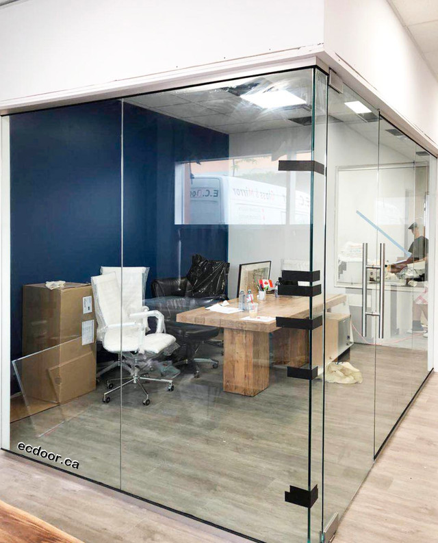 Glass Office Partition & Glass Entrance Doors( Call 6479614328) in Windows, Doors & Trim in City of Toronto - Image 2