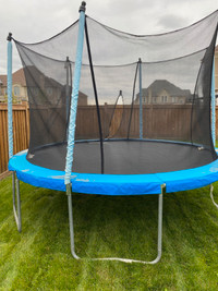 Trampoline with extra spares