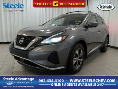 Step out in style with our 2021 Nissan Murano SV AWD that is versatile and vibrant in Gun Metallic!...