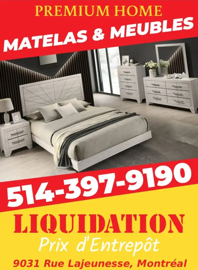 ♔ ENTREPOT MATELAS !! SPÉCIAL LIQUIDATION 70% !! ♔ in Beds & Mattresses in City of Montréal - Image 5