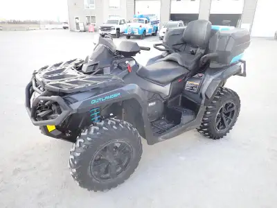 SELLING IN AUCTION-2021 Can Am XT Max 850 Outlander 4x4 ATV SERIAL#: 3JBLPAU40MJ004066 MILEAGE METER...