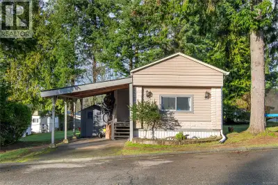 Tucked into Prado Verde Mobile Home Park on a corner lot, this well-maintained 1,083 sq ft home offe...