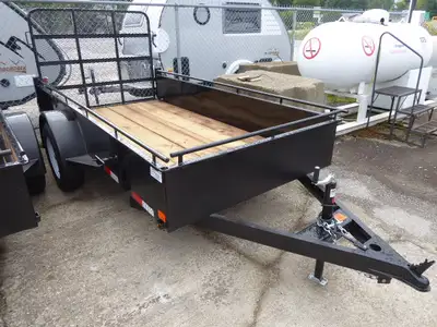 2026 Canada Trailer, 5×10, Stand-up Ramp with Mesh, 1- 3000 LB Axle with Easy Lube Spindles, Double...