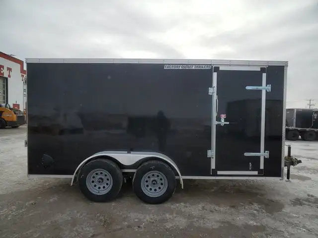 2026 FACTORY OUTLET TRAILERS 7x14ft Enclosed Cargo in Cargo & Utility Trailers in Calgary - Image 18