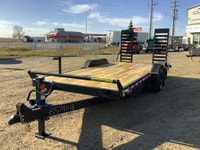 18ft Flatbed Trailer for Sale in Nisku, AB MODEL: CE718-10k SIZE: 80in. X 216in. 2,711 lbs PAYLOAD:... (image 1)