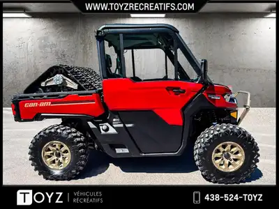 2024 Can-Am DEFENDER LIMITED HD10 Can-Am DEFENDER LIMITED HD10 CHENILLES INCLUSES 2024 2024 CAN-AM D...