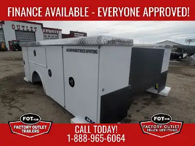 Welcome to Factory Outlet Trailers! NEW 11ft x 94in Steel Service Body from CM Truck Beds - 134in Le...