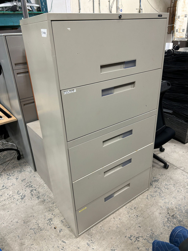 Global 5 Drawer Filing Cabinet-Excellent Condition-Call us now! in Bookcases & Shelving Units in Mississauga / Peel Region