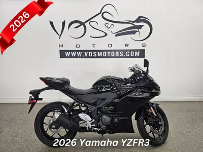 Vos Motors -No Payments for 1 Year he 2026 Yamaha YZF-R3 is a nimble entry-point into the 'R World,'...