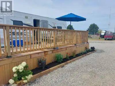 Located in Maitland Shores, Dunnville, Ontario. This beautifully renovated mobile home is just steps...
