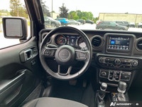Lease Return, Super Low Kilometers, One Owner, Black 2022 Jeep Wrangler Unlimited Sport 4X4, 8-Speed... (image 9)