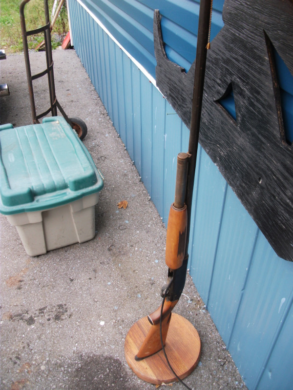 One of a Kind Winchester 12 gauge Floor Lamp in Indoor Lighting & Fans in Belleville - Image 2