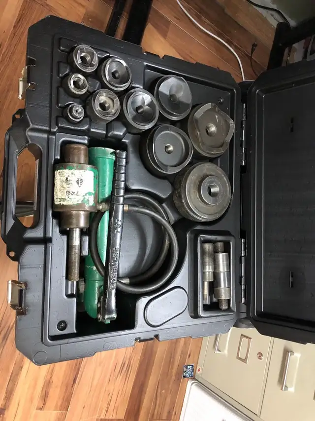 Greenlee 4" knockouts 7310SB  $1,800.00  Rams and Pumps Rebuilt