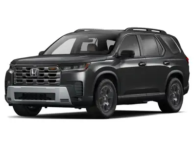 Introducing the 2026 Honda Pilot TrailSport AWD in a stunning black exterior, perfect for those who...