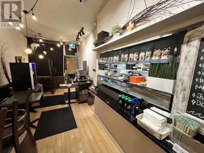 Well maintained sushi restaurant with commercial full kitchen and liquor license. For more info, con...