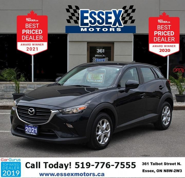 2021 Mazda CX-3 GS*Low Ks*AWD*Heated Leather*Sun Roof*CarPlay in Cars & Trucks in Windsor Region