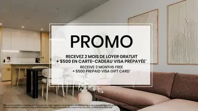 PROMO-Condo appartement neuf à louer-nouveau logement locatif-new apartment for rent-condo rental-La...