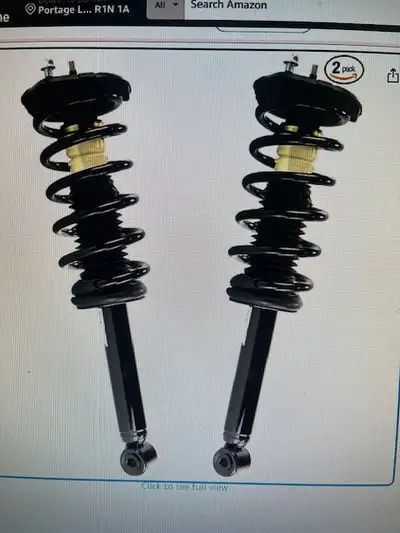 2 pcs Rear Shock/Strut Quick Install for Nissan for Maxima 3.0L 2000-2001 3.5L 2002-2003