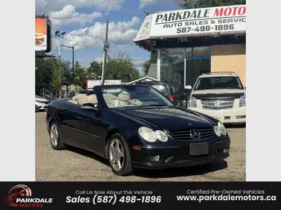 2005 Mercedes-Benz CLK 500 Rugged Charm Meets Premium Comfort! Parkdale Motors 8625 118 Avenue NW, E...