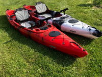 Strider XL 12' Sit in kayak, free paddle, various colors