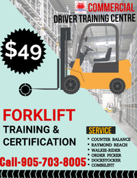 Forklift Training + License | Special Discounts For Students |