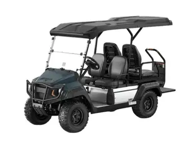 2025 Yamaha Golf Car UMAX Rally 2+2™ EFIAll-Terrain 4 Passenger Utility VehicleThe UMAX Rally 2+2 fe...