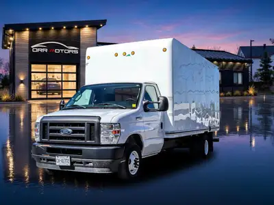 2023 Ford E-450 Super Duty Cutaway DRW 176" WB | 7.3L V8 | 16' Cube Van | 14,000 lb GVWR 7.3L V8 | 6...