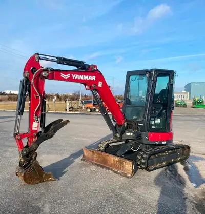 Cab, thumb, 2 buckets New/Used : Used Condition : Good Hours : 470 hrs Fuel Type : Diesel 2024 Yanma...