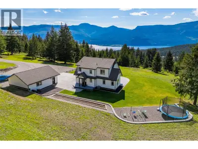 A rare opportunity to own 9.5 private acres in Lake Country featuring a beautifully updated 3 bed/ 3...